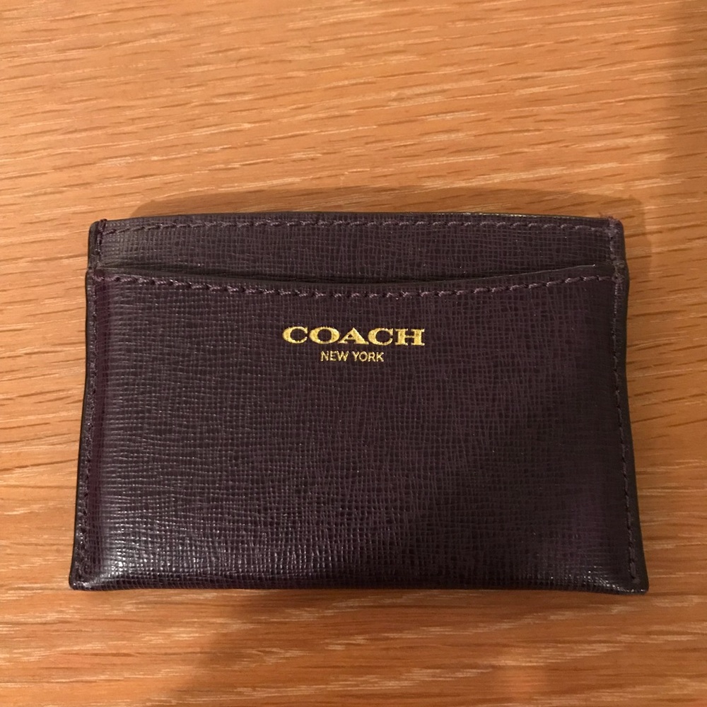 Coach card holder